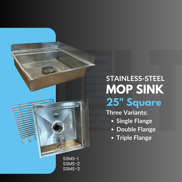 Stainless Recessed Mop Sink