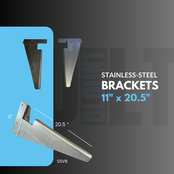 Stainless Steel Vanity Bracket (Order per bracket required)
