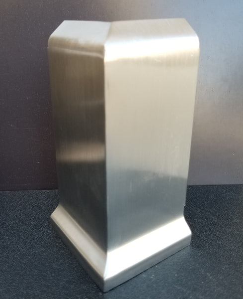 6 1/2" Stainless Steel Tile Base Corner (Now Sold Individually)